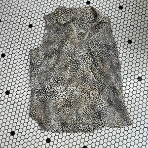 Chicos linen sleeveless shirt size 4 or size 20